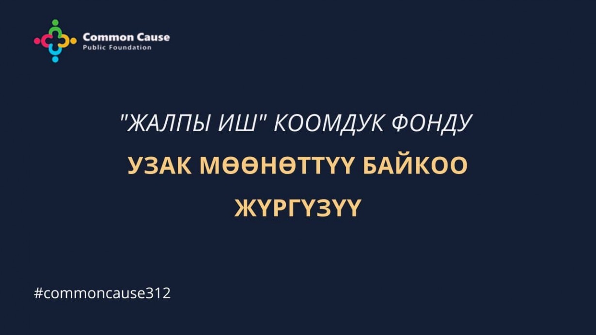 Шайлоо-2021. «Жалпы иш» коомдук фондун узак мөөнөттүү байкоосу башталды